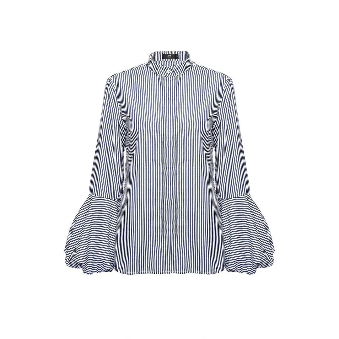 2019 New Personality striped shirt Muslim ladies shirt Dubai Middle East Women tops undercoat
2019 New Personality striped shirt Muslim ladies shirt Dubai Middle East Women tops undercoat