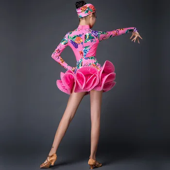 Spring and Autumn new Latin dance skirt children's pettiskirt children's costumes Latin dance clothing long-sleeved
Spring and Autumn new Latin dance skirt children's pettiskirt children's costumes Latin dance clothing long-sleeved