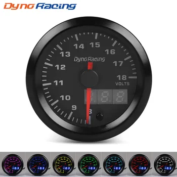 Dynoracing 52MM Dual Display Voltmeter 7colors Led Volt Gauge 8-18V Voltage gauge Car meter with stepper motor Car meter
Dynoracing 52MM Dual Display Voltmeter 7colors Led Volt Gauge 8-18V Voltage gauge Car meter with stepper motor Car meter