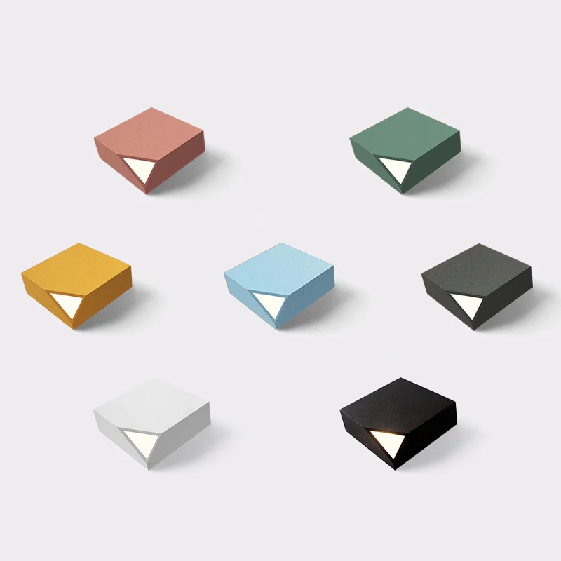 Modern Nordic Macaron 7-Colors Alternative LED Square Notched Aluminum Wall Lamp for Aisle Staircase Bedroom Corridor
Modern Nordic Macaron 7-Colors Alternative LED Square Notched Aluminum Wall Lamp for Aisle Staircase Bedroom Corridor