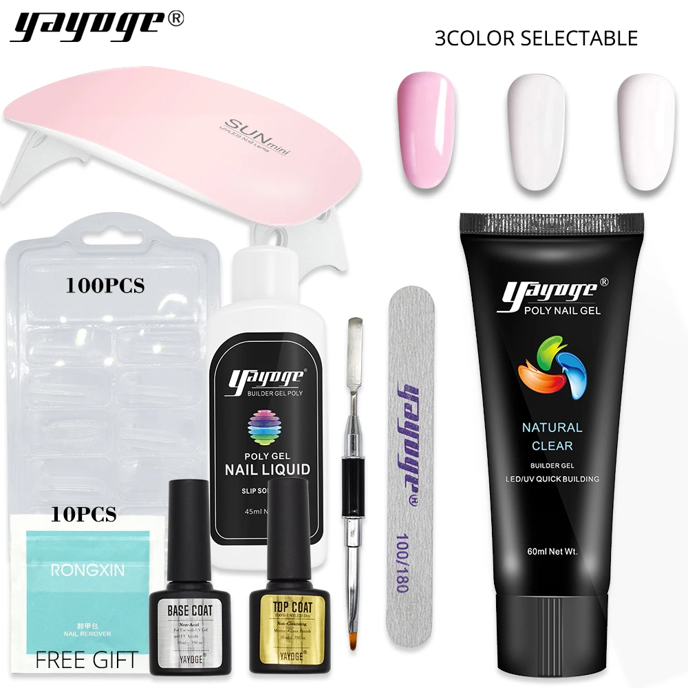 Yayoge 60ml UV Gel Nail Polish Set With UV LED Lamp US Warehouse Delivery Quick Building Gel Varnish 2-7Days Arrived
Yayoge 60ml UV Gel Nail Polish Set With UV LED Lamp US Warehouse Delivery Quick Building Gel Varnish 2-7Days Arrived