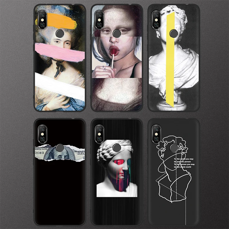 Print Sculpture Rubber Cases For Xiaomi Redmi Note 6 Pro Back Cover 6.26'' Soft TPU Coque For Xiaomi Redmi Note 6 Case Mona Lisa
Print Sculpture Rubber Cases For Xiaomi Redmi Note 6 Pro Back Cover 6.26'' Soft TPU Coque For Xiaomi Redmi Note 6 Case Mona Lisa