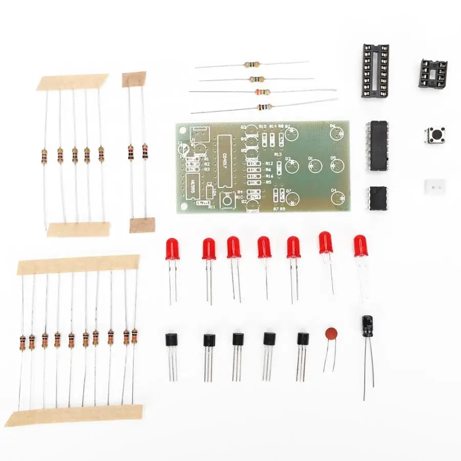 christmas cross-stitch 4.5~5V Electronic Dice Kit DIY LED Dice Kit for Fun Electronic Production Set borduurpakketten.
christmas cross-stitch 4.5~5V Electronic Dice Kit DIY LED Dice Kit for Fun Electronic Production Set borduurpakketten.