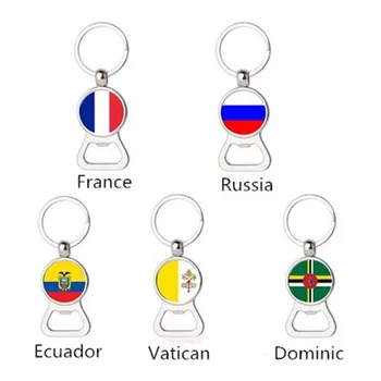 Hot creative Dominica Russia Ecuador France Vatican flag key chain multi-function keychain metal beer bottle opener accessories
Hot creative Dominica Russia Ecuador France Vatican flag key chain multi-function keychain metal beer bottle opener accessories