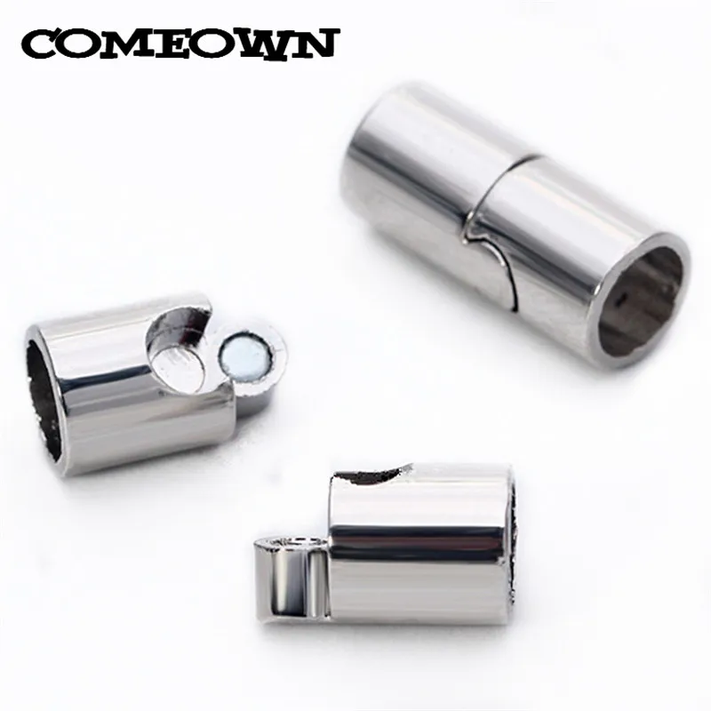 COMEOWN 10pcs Cylindrical Magnetic Bracelet Clasp Leather Rope Hooks Clasps for Necklace DIY Jewelry Accessories
COMEOWN 10pcs Cylindrical Magnetic Bracelet Clasp Leather Rope Hooks Clasps for Necklace DIY Jewelry Accessories