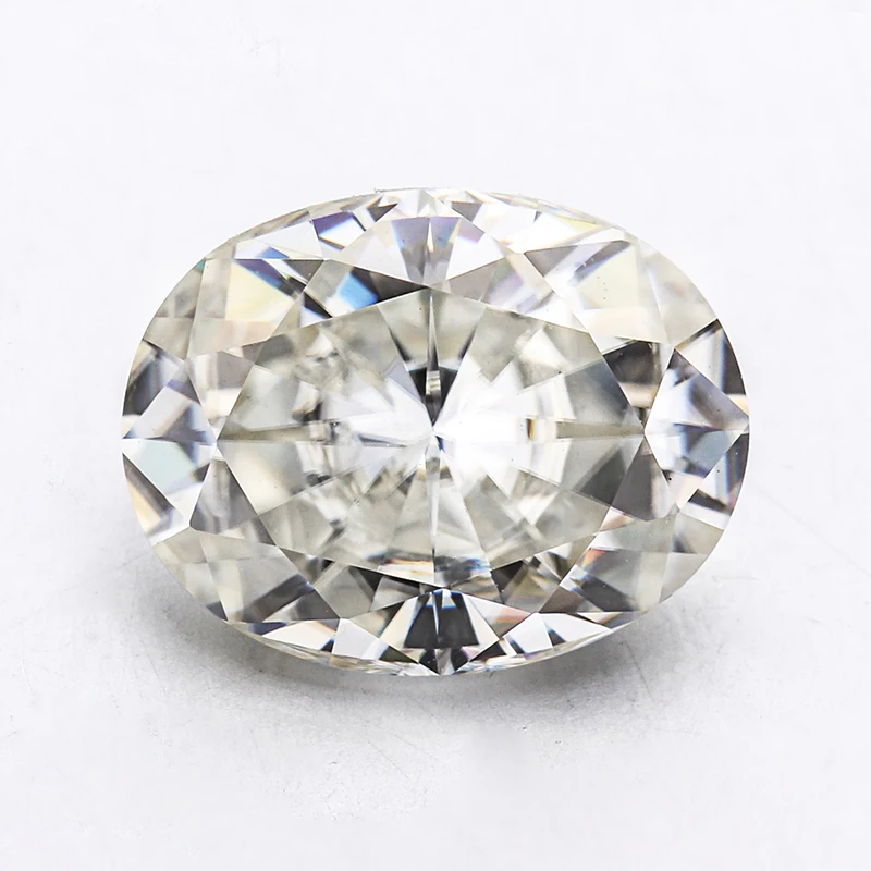 Brilliant GH color off white Oval shape moissanites 9*7mm gemstone for jewelry making
Brilliant GH color off white Oval shape moissanites 9*7mm gemstone for jewelry making