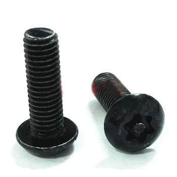 M2.5x6mm Security Torx Pan Head Screw Round head Screws Six stars Anti-theft Mechanical Bolts Carbon steel Black 30Pcs
M2.5x6mm Security Torx Pan Head Screw Round head Screws Six stars Anti-theft Mechanical Bolts Carbon steel Black 30Pcs