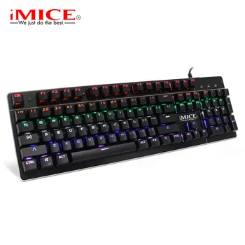 iMICE KM-X80 Gaming Mechanical Keyboard Backlight Suspension Key Game Wired Mechanical Keyboard For PC Notebook 503#2
iMICE KM-X80 Gaming Mechanical Keyboard Backlight Suspension Key Game Wired Mechanical Keyboard For PC Notebook 503#2