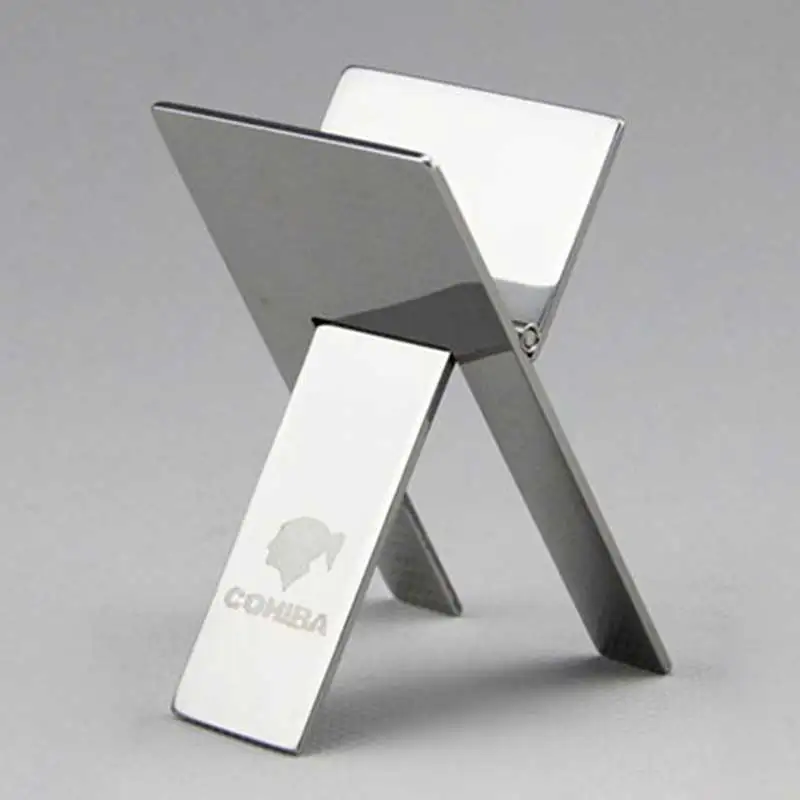 Cohiba Stainless steel Cigar Ashtray Holder High Quality rack Practical Gadgets Silver Foldable Cigar stand tray
Cohiba Stainless steel Cigar Ashtray Holder High Quality rack Practical Gadgets Silver Foldable Cigar stand tray