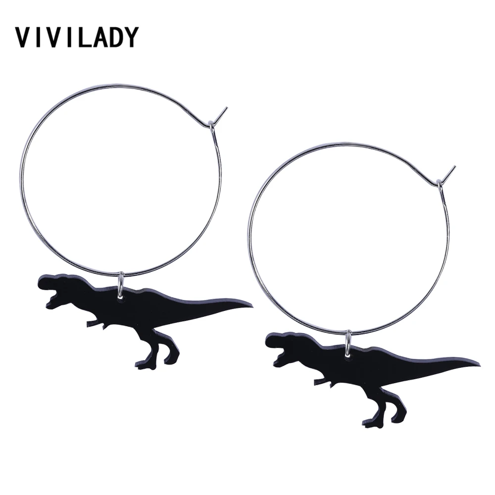 VIVILADY New Design Dinosaur Acrylic Hoop Earrings Women Lovely Animal Boho Bijoux Friendship Accessory Jewelry Birthday Gifts
VIVILADY New Design Dinosaur Acrylic Hoop Earrings Women Lovely Animal Boho Bijoux Friendship Accessory Jewelry Birthday Gifts
