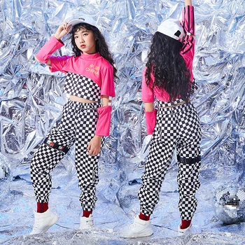 New Kids Jazz Dress Girls Hip-hop Black and White Dance Dress Girls Hip-hop Suit Performance Costume Dance Suits
New Kids Jazz Dress Girls Hip-hop Black and White Dance Dress Girls Hip-hop Suit Performance Costume Dance Suits