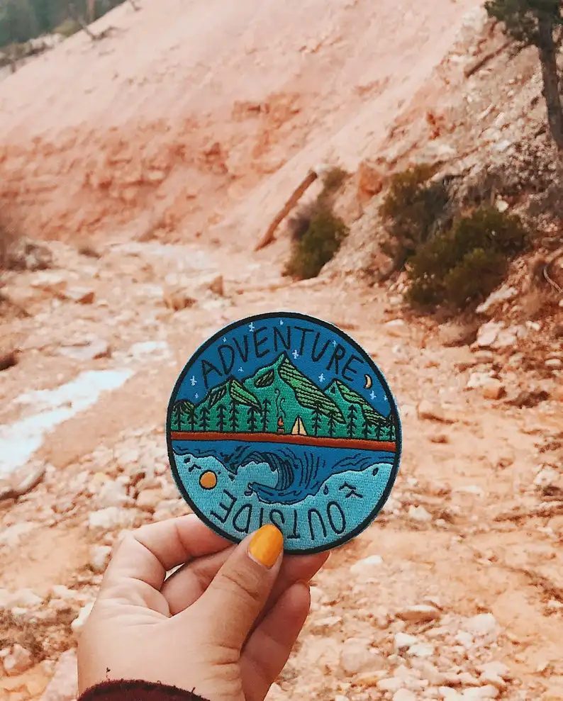 TRAVELER ON PATCH Go EXPLORE Outdoor OUTSIDE Camping Adventure Badge Embroidered Applique Patches
TRAVELER ON PATCH Go EXPLORE Outdoor OUTSIDE Camping Adventure Badge Embroidered Applique Patches