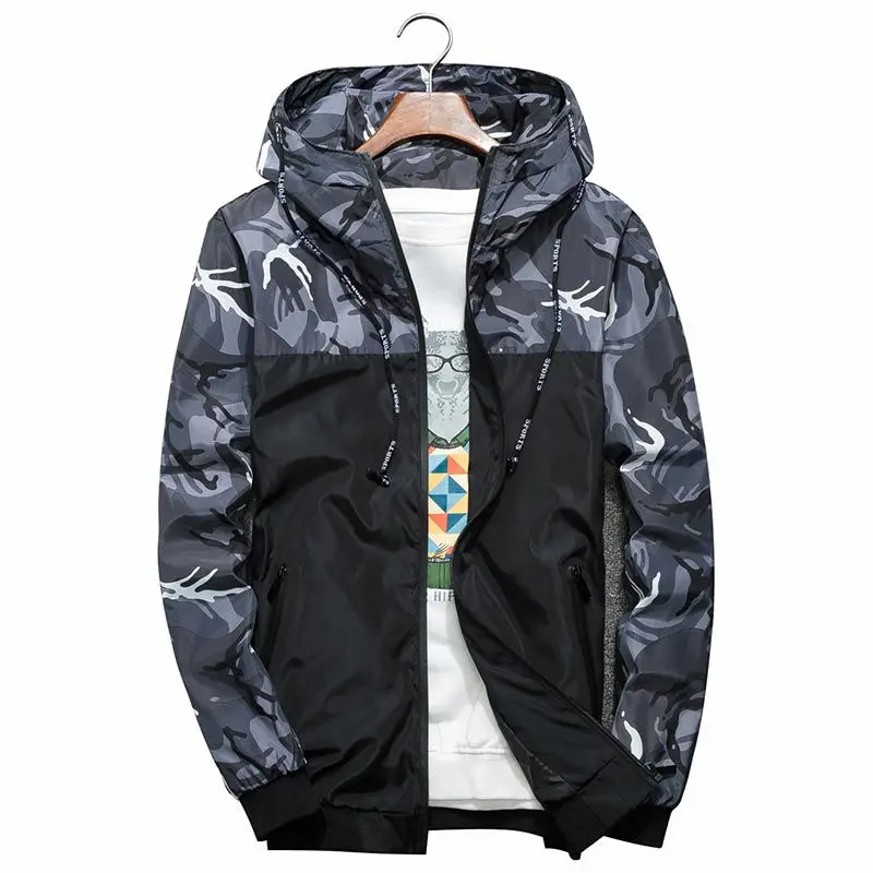 Spring Autumn New Camouflage Thin Jacket Coat Men Polyester Fashion Hooded Camo Winbreaker Jacket Men Outwear Plus Size M-6XL
Spring Autumn New Camouflage Thin Jacket Coat Men Polyester Fashion Hooded Camo Winbreaker Jacket Men Outwear Plus Size M-6XL