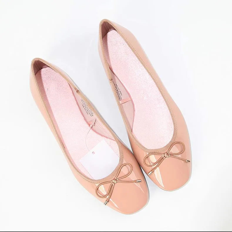 Brand Women Shoes Fashion Bowknot Ballet Flats Soft Leather Solid Women Flat Shoes Elegant Ladies Square Toe Soft Sole shoes +42
Brand Women Shoes Fashion Bowknot Ballet Flats Soft Leather Solid Women Flat Shoes Elegant Ladies Square Toe Soft Sole shoes +42