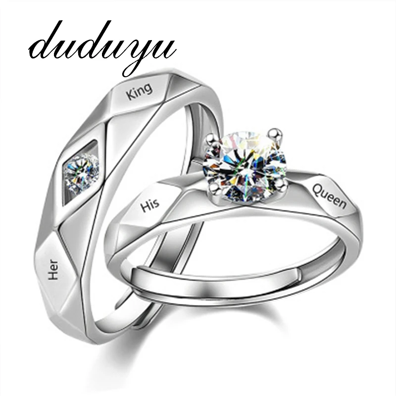 New Design Couple CZ Zircon Rings for Women Men 2019 Fashion Statement Her King His Queen Charm Ring Wedding Band Jewelry
New Design Couple CZ Zircon Rings for Women Men 2019 Fashion Statement Her King His Queen Charm Ring Wedding Band Jewelry