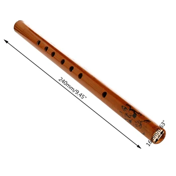 Traditional 6 Hole Bamboo Flute Clarinet Student Musical Instrument Wood Color #35/14L
Traditional 6 Hole Bamboo Flute Clarinet Student Musical Instrument Wood Color #35/14L