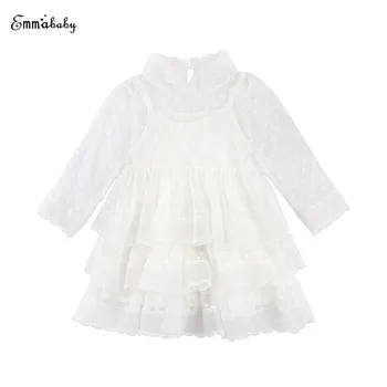 Princess Newborn Toddler Kids Girls Long Sleeve Lace White Dress Children Hollow Out Tutu Layered Formal Pageant Party Dresses
Princess Newborn Toddler Kids Girls Long Sleeve Lace White Dress Children Hollow Out Tutu Layered Formal Pageant Party Dresses