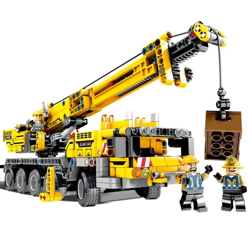 665pcs City Engineering Technic Machine Car Building Blocks Compatible Legoinglys Technic Enlighten Bricks Toys For Children
665pcs City Engineering Technic Machine Car Building Blocks Compatible Legoinglys Technic Enlighten Bricks Toys For Children