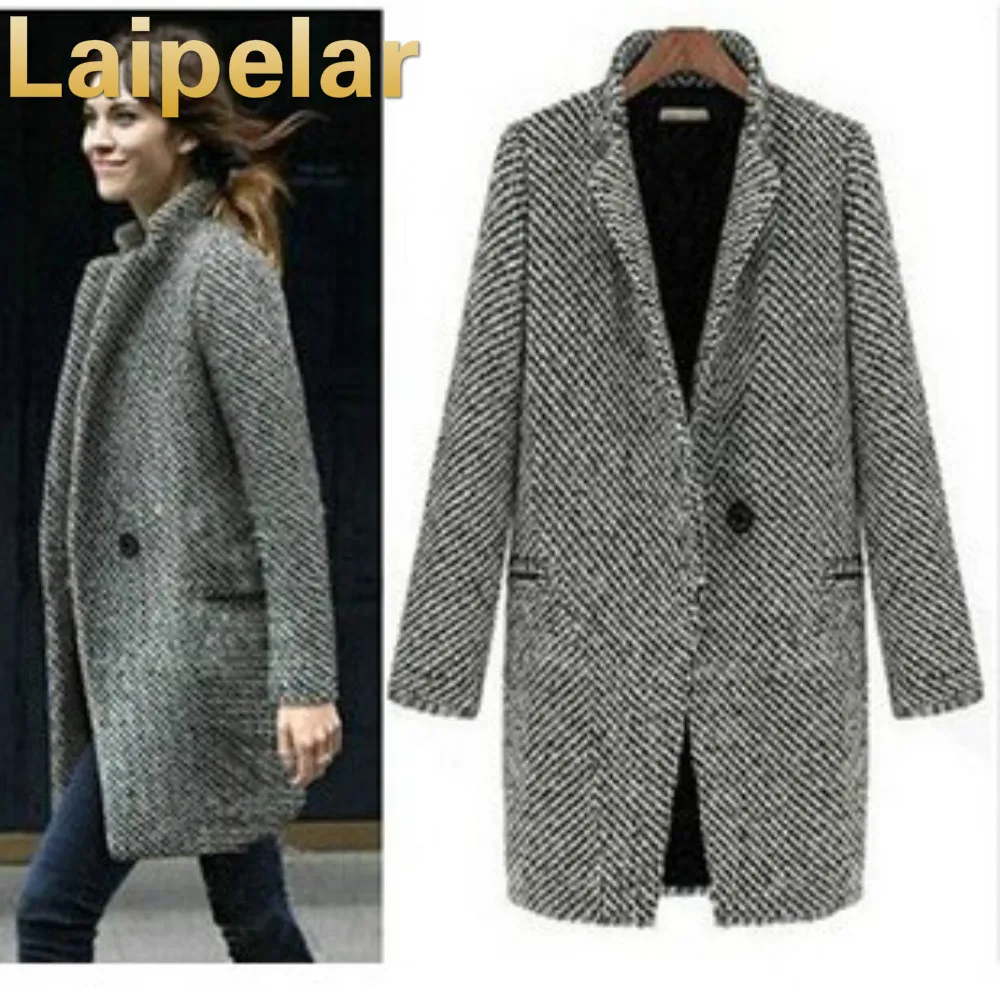 2018 New Fashion Wool Women Basic Coats Medium-Long Women's Winter Jacket Women Woolen Outerwear Casaco Feminino Laipelar Coat
2018 New Fashion Wool Women Basic Coats Medium-Long Women's Winter Jacket Women Woolen Outerwear Casaco Feminino Laipelar Coat