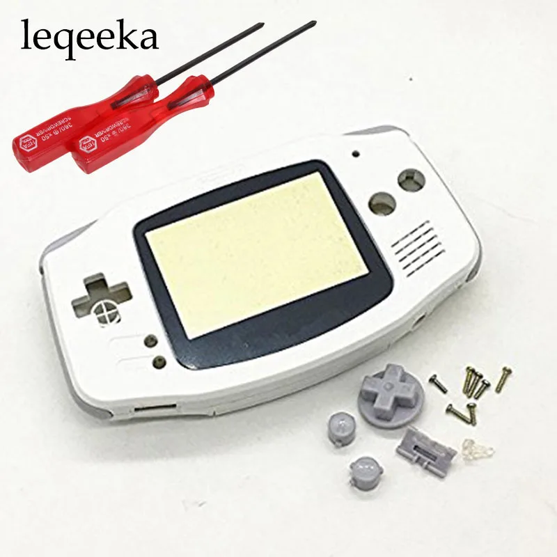 5sets Brand New White Color For Nintendo Gameboy Advance GBA Shell Cover w Cross And Y Shape Screwdrivers | Электроника
