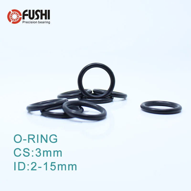 CS3mm EPDM O RING ID 2/3/4/56/7/8/9/10/11/12/13/14/15*3 mm100PCS O-Ring Gasket Seal Exhaust Mount Rubber Insulator Grommet ORING
CS3mm EPDM O RING ID 2/3/4/56/7/8/9/10/11/12/13/14/15*3 mm100PCS O-Ring Gasket Seal Exhaust Mount Rubber Insulator Grommet ORING