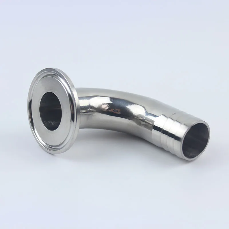 1/2" OD 12mm Sanitary Hose Barb with 90 Degree Elbow Ferrule OD 50.5mm SS304 Fit 1.5" Clamp Pipe Fitting
1/2" OD 12mm Sanitary Hose Barb with 90 Degree Elbow Ferrule OD 50.5mm SS304 Fit 1.5" Clamp Pipe Fitting