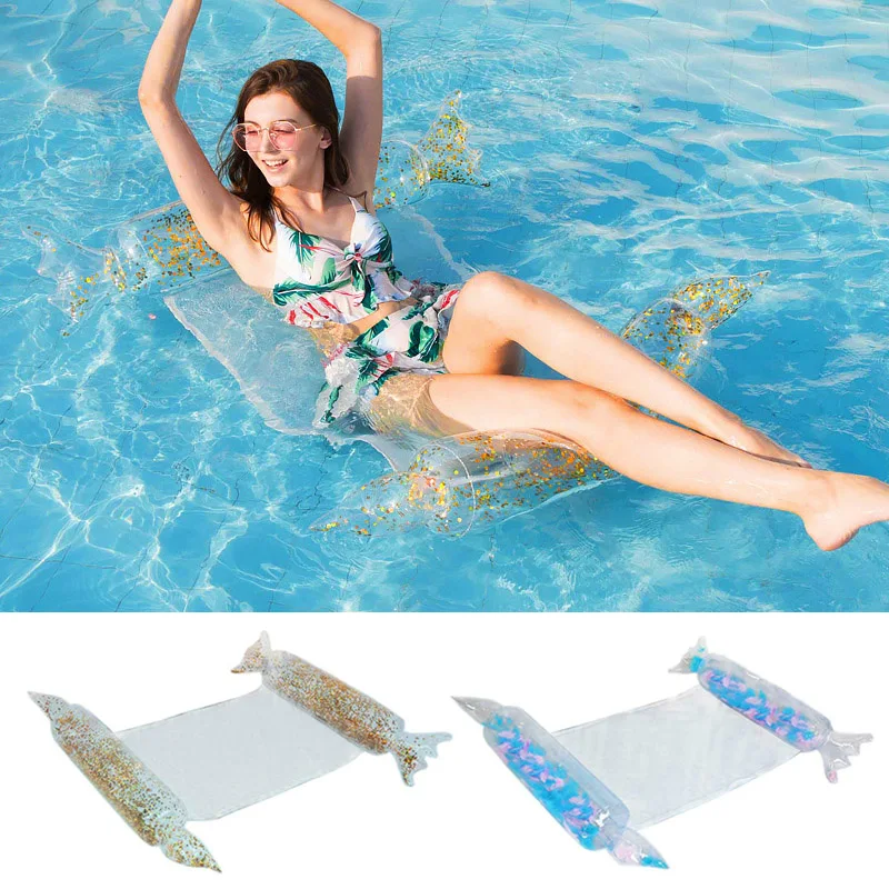 Sequin Foldable Pool Water Hammock Netted Floating Double Backrest Floating Row Bed Sofa TT-best
Sequin Foldable Pool Water Hammock Netted Floating Double Backrest Floating Row Bed Sofa TT-best