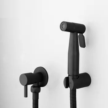 304 Stainless Steel Black Bidets Bathroom Hand Shower Bidet Toilet Sprayer Hygienic Shower Bidet Tap Wall Mount Bidet Faucet
304 Stainless Steel Black Bidets Bathroom Hand Shower Bidet Toilet Sprayer Hygienic Shower Bidet Tap Wall Mount Bidet Faucet