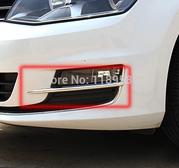 For VW Golf 7 MK7 2014 2015 2016 ABS Chrome Front Fog Light Trim Car Accessories Stickers W4
For VW Golf 7 MK7 2014 2015 2016 ABS Chrome Front Fog Light Trim Car Accessories Stickers W4