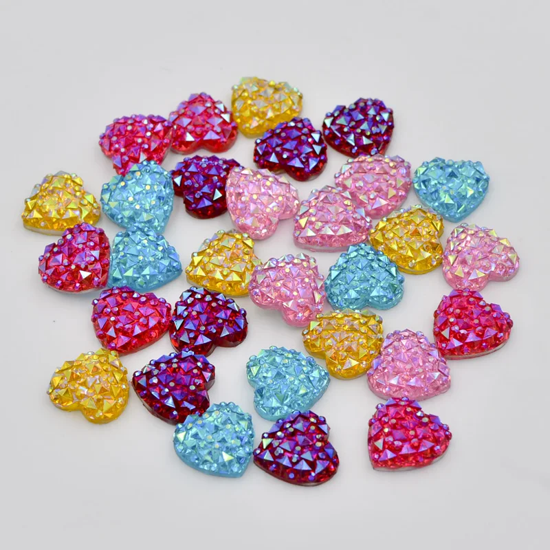 DIY 40pcs 12mm AB Resin Heart Flatback Rhinestone Wedding Buttons/scrapbooking DIY resin ornaments PK97
DIY 40pcs 12mm AB Resin Heart Flatback Rhinestone Wedding Buttons/scrapbooking DIY resin ornaments PK97
