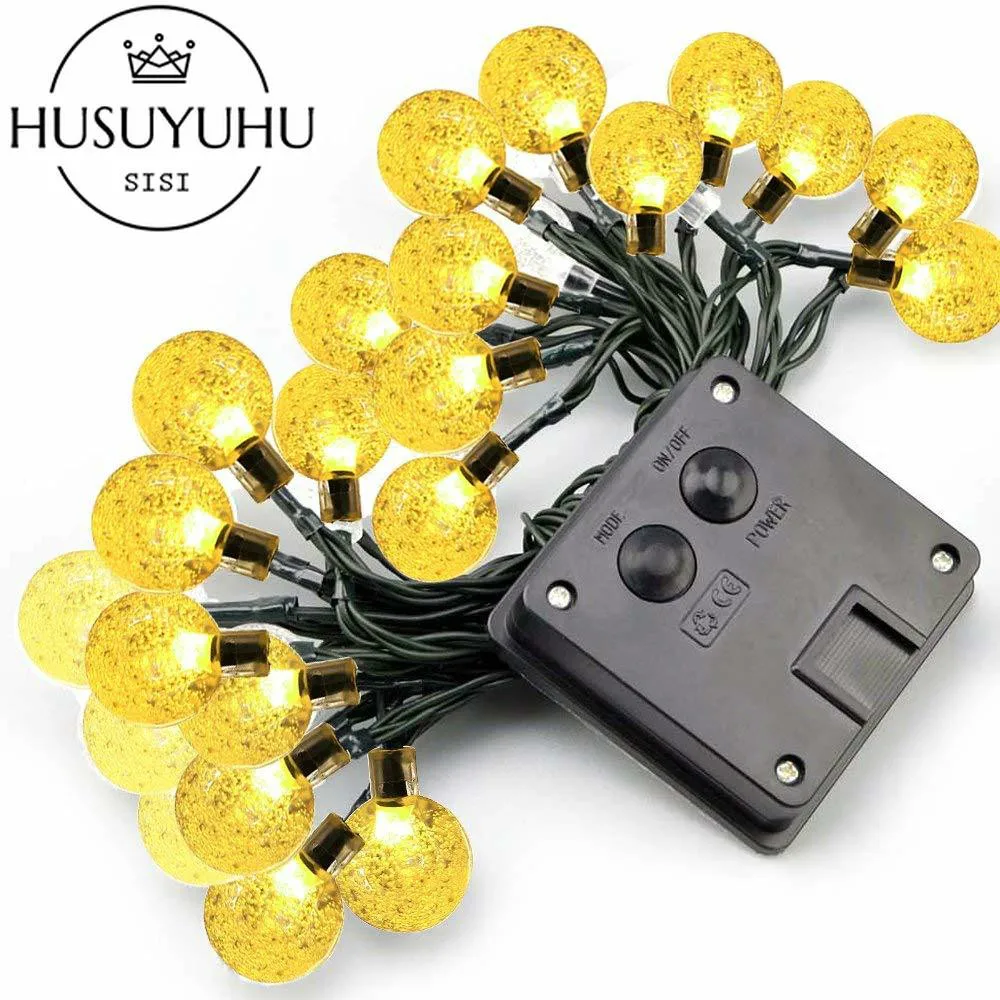 HUSUYUHU SISI 30 LED Solar Powered Waterproof String Lights, Perfect for Outdoor Garden Christmas Lighting Tree-Wrap Decoration
HUSUYUHU SISI 30 LED Solar Powered Waterproof String Lights, Perfect for Outdoor Garden Christmas Lighting Tree-Wrap Decoration