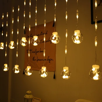 3M 220V LED Christmas Wishing Balls Curtain Fairy Lights Garland Lamp Decorations for Home Party Garden Wedding Holiday lighting
3M 220V LED Christmas Wishing Balls Curtain Fairy Lights Garland Lamp Decorations for Home Party Garden Wedding Holiday lighting