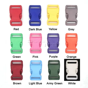 1''(25mm) Plastic Colorful Contoured Side Release Buckles For Paracord Bracelets/Backback
1''(25mm) Plastic Colorful Contoured Side Release Buckles For Paracord Bracelets/Backback