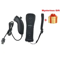 Built-in Motion Plus Wireless Remote Gamepad Controller For Nintend Wii Nunchuck For Nintend Wii Remote Controle Joystick Joypad image