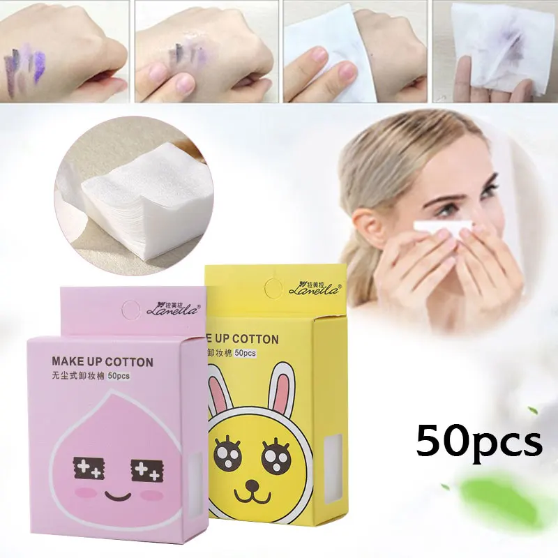 50Pcs Removable Eyes Facial White Soft Cleansing Makeup Cotton Cosmetic MakeUp Facial Remover Non-woven Fabricl
50Pcs Removable Eyes Facial White Soft Cleansing Makeup Cotton Cosmetic MakeUp Facial Remover Non-woven Fabricl