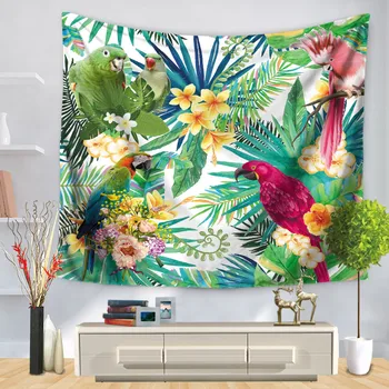 Home Decorative Wall Hanging Carpet Tapestry Rectangle Bedspread Green Plant parrot Bird Print Pattern GT1244
Home Decorative Wall Hanging Carpet Tapestry Rectangle Bedspread Green Plant parrot Bird Print Pattern GT1244