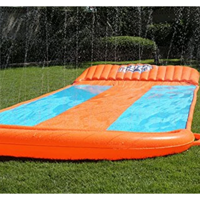 Premium Quality Triple Lane Water Slide With Speed Ramp (2)