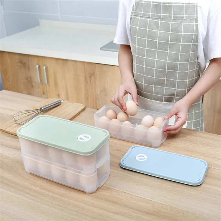 Double Layers Kitchen Egg Storage Box Food Container Organizer Boxes Fresh Box Egg Shelf Refrigerator Storage Box
Double Layers Kitchen Egg Storage Box Food Container Organizer Boxes Fresh Box Egg Shelf Refrigerator Storage Box