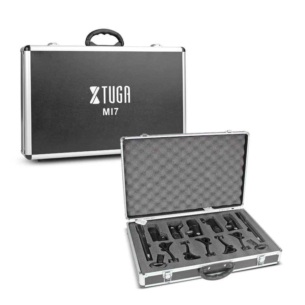 XTUGA MI7 7-Piece Wired Dynamic Drum Mic Kit (Whole Metal)- Kick Bass, Tom/Snare & Cymbals Microphone Set - Use For Drums, Vocal
XTUGA MI7 7-Piece Wired Dynamic Drum Mic Kit (Whole Metal)- Kick Bass, Tom/Snare & Cymbals Microphone Set - Use For Drums, Vocal