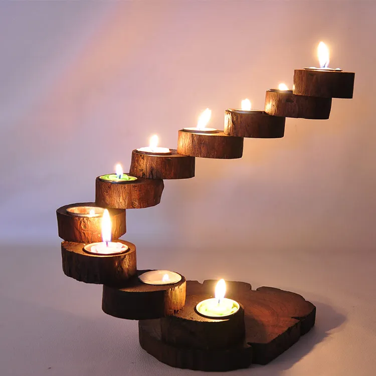 Creative personality handmade wooden candlesticks/ Southeast Asia wood long table Candlestick/ multilayer Candlestick
Creative personality handmade wooden candlesticks/ Southeast Asia wood long table Candlestick/ multilayer Candlestick