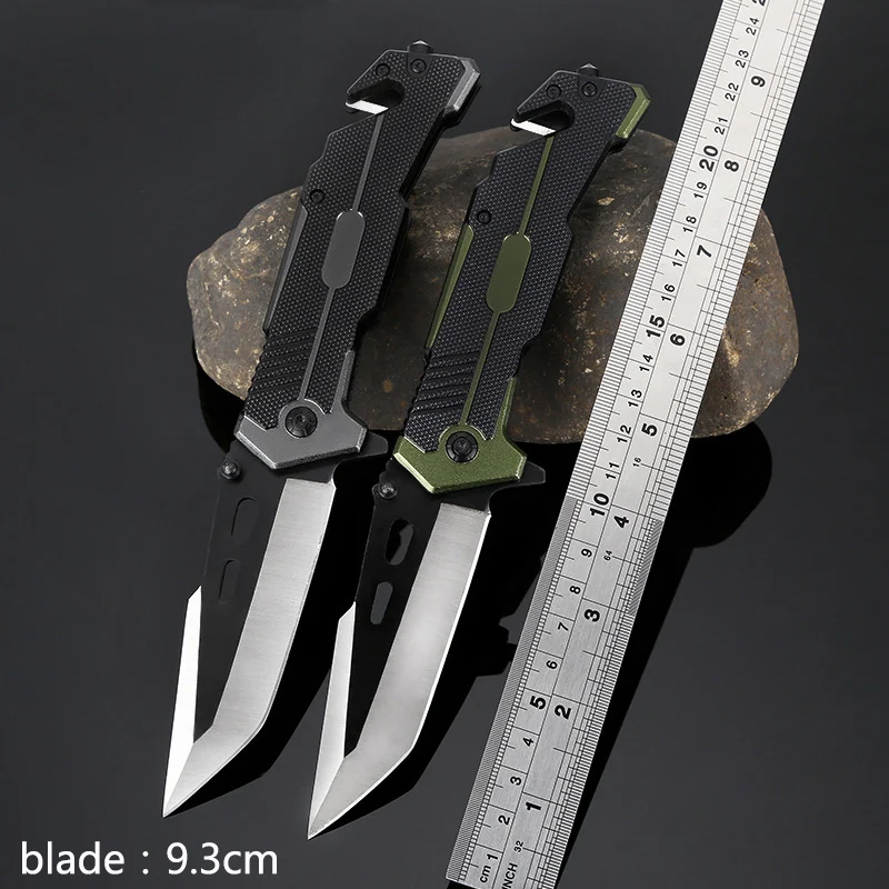 

faca survival pocket folding knife ganzo aluminum handle knife hunting tactical knives cs go counter strike tools camping tool