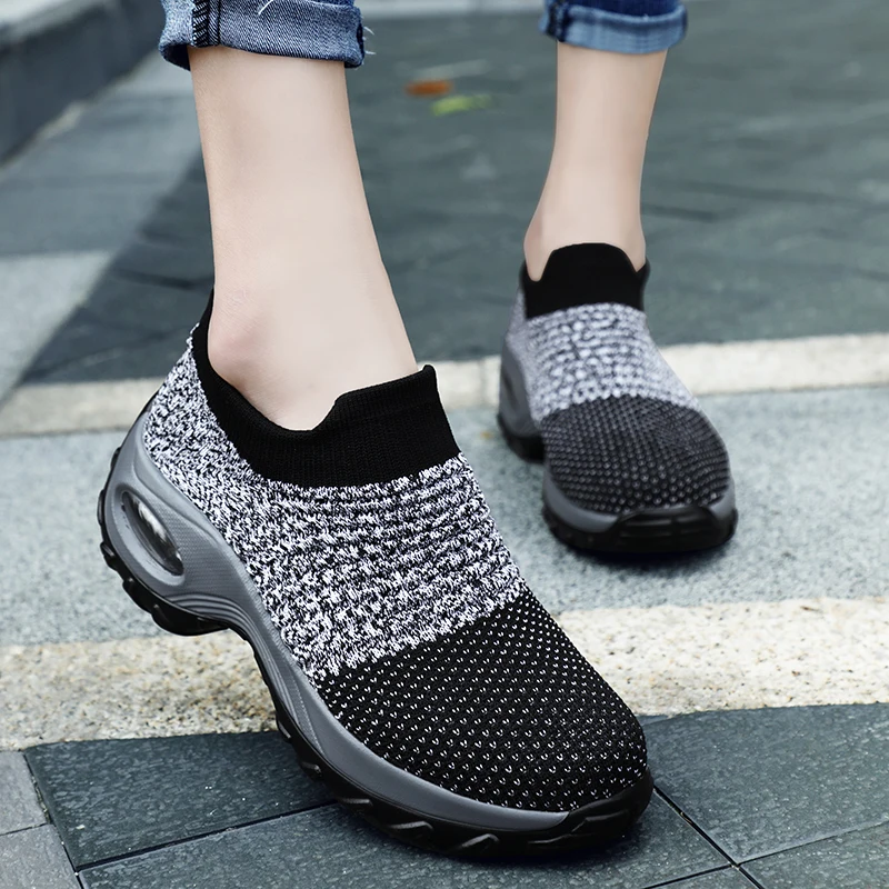 2019 Women Spring Casual Sneakers Sock Running Shoes Ladies Flats Platform Breath Shoes Large Size Mesh Walking Sneakers
2019 Women Spring Casual Sneakers Sock Running Shoes Ladies Flats Platform Breath Shoes Large Size Mesh Walking Sneakers