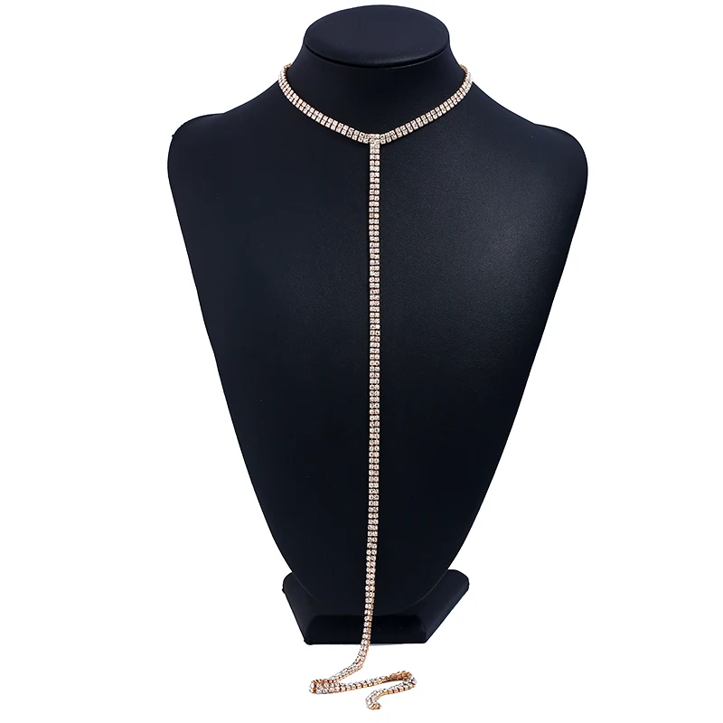 YIZILI fashion Simple Rhinestone Choker Necklace Claw chain clavicle necklaces Women's clothing accessories jewelry gift X015
YIZILI fashion Simple Rhinestone Choker Necklace Claw chain clavicle necklaces Women's clothing accessories jewelry gift X015