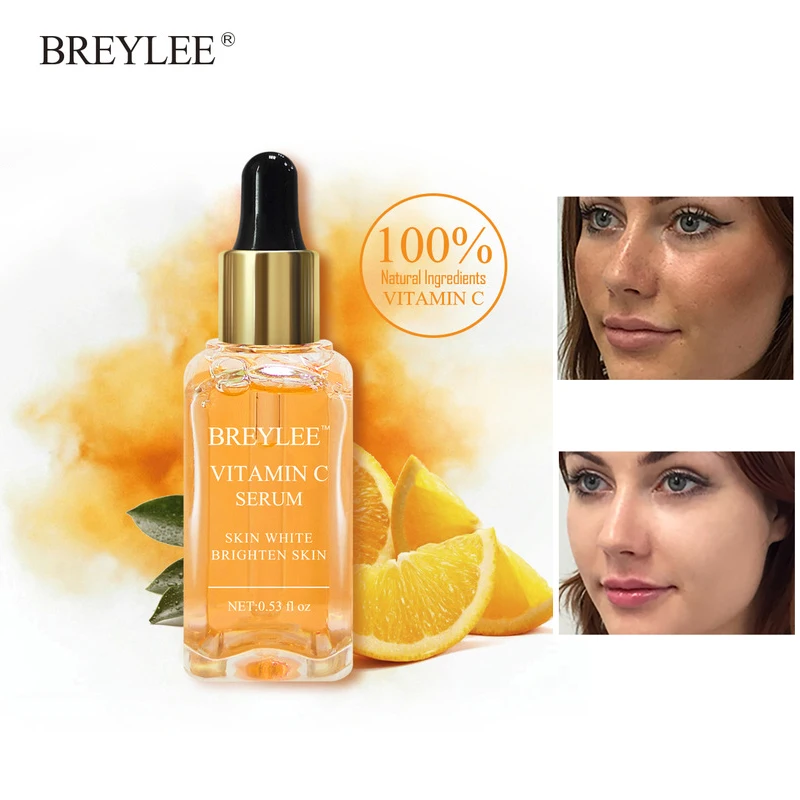 BREYLEE Vitamin C Whitening Serum Brighten Skin Face Skin Care Fade Dark Spots Freckle 100% Natural Ingredients Anti-aging Serum
BREYLEE Vitamin C Whitening Serum Brighten Skin Face Skin Care Fade Dark Spots Freckle 100% Natural Ingredients Anti-aging Serum
