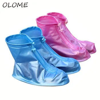 High Quality Men Women's Rain Waterproof Boots Cover Heels Boots Reusable Shoes Covers Thicker Non-slip Platform Rain Boots
High Quality Men Women's Rain Waterproof Boots Cover Heels Boots Reusable Shoes Covers Thicker Non-slip Platform Rain Boots