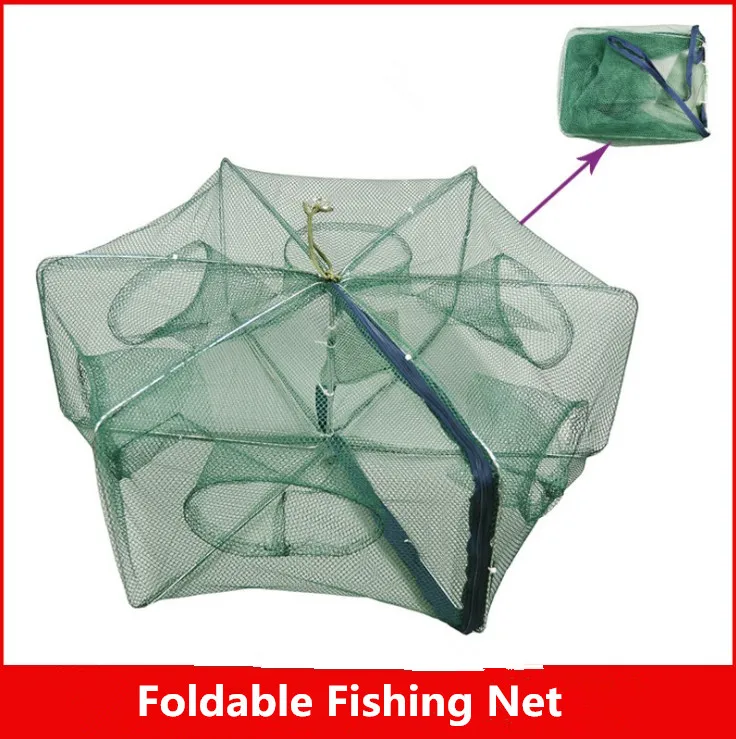 Small Folded Fishing Net 6/8/12 Hole Folding Portable Automatic Fishing Shrimp Trap Fish Minnow Crab Baits Cast Mesh Trap Pesca
Small Folded Fishing Net 6/8/12 Hole Folding Portable Automatic Fishing Shrimp Trap Fish Minnow Crab Baits Cast Mesh Trap Pesca