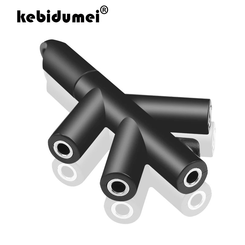 kebidumei 3.5 mm Headphone Earphone Audio Cable Micphone Y Splitter Adapter 1 Male to 2 4 Female Connected Cord to Laptop
kebidumei 3.5 mm Headphone Earphone Audio Cable Micphone Y Splitter Adapter 1 Male to 2 4 Female Connected Cord to Laptop