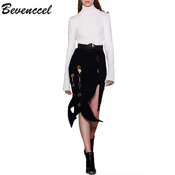 2020 New Black Split Bodycon Celebrity Party Skirt Buttons Cut Out Split Elegant Women Skirt with Belt
2020 New Black Split Bodycon Celebrity Party Skirt Buttons Cut Out Split Elegant Women Skirt with Belt