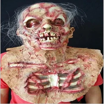 Realistic Halloween Adult Mask Zombie Mask Latex Bloody Scary Extremely Disgusting Full Face Mask Costume Party Cosplay Prop Toy
Realistic Halloween Adult Mask Zombie Mask Latex Bloody Scary Extremely Disgusting Full Face Mask Costume Party Cosplay Prop Toy