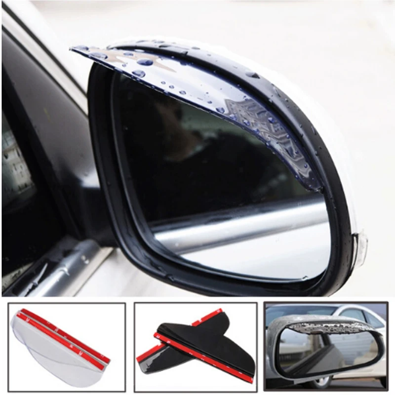 Rain Visor Flexible PVC Rearview Mirror Rain Shade Rainproof Blades Car Back Mirror Eyebrow Rain Cover Car Accessories styling
Rain Visor Flexible PVC Rearview Mirror Rain Shade Rainproof Blades Car Back Mirror Eyebrow Rain Cover Car Accessories styling